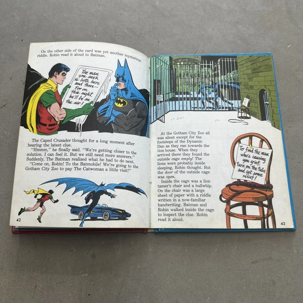 1982 DC Comics Batman and Robin The Teen Wonder: The Case Of The Laughing Sphinx